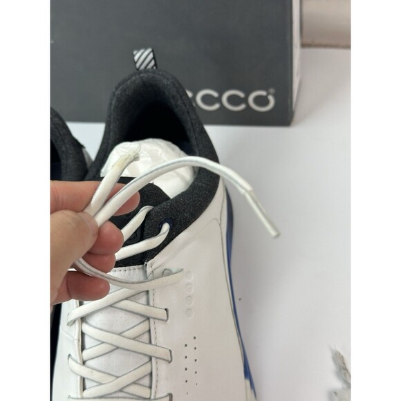 NEW Ecco Men\'s S-three Golf Shoes White/Black Size EU 47 (US 13-13.5)